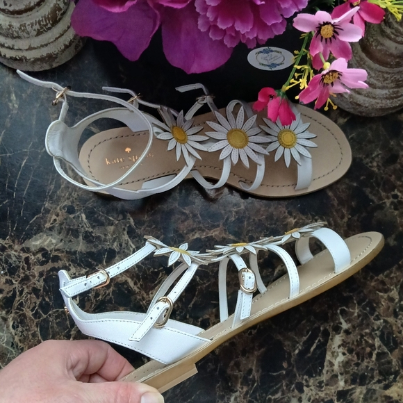 Kate Spade Collin Daisy Gladiator Strappy Sandals Size 9 for Women - Picture 8 of 12